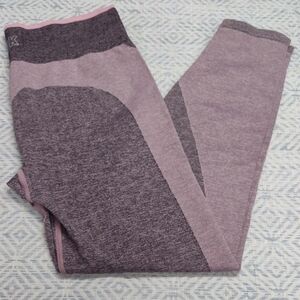 PINK Victoria's Secret Seamless Heathered Pink and Gray Leggings